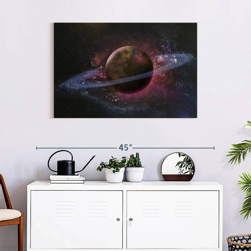 Oberle Saturn Planet, 24" H x 36" W