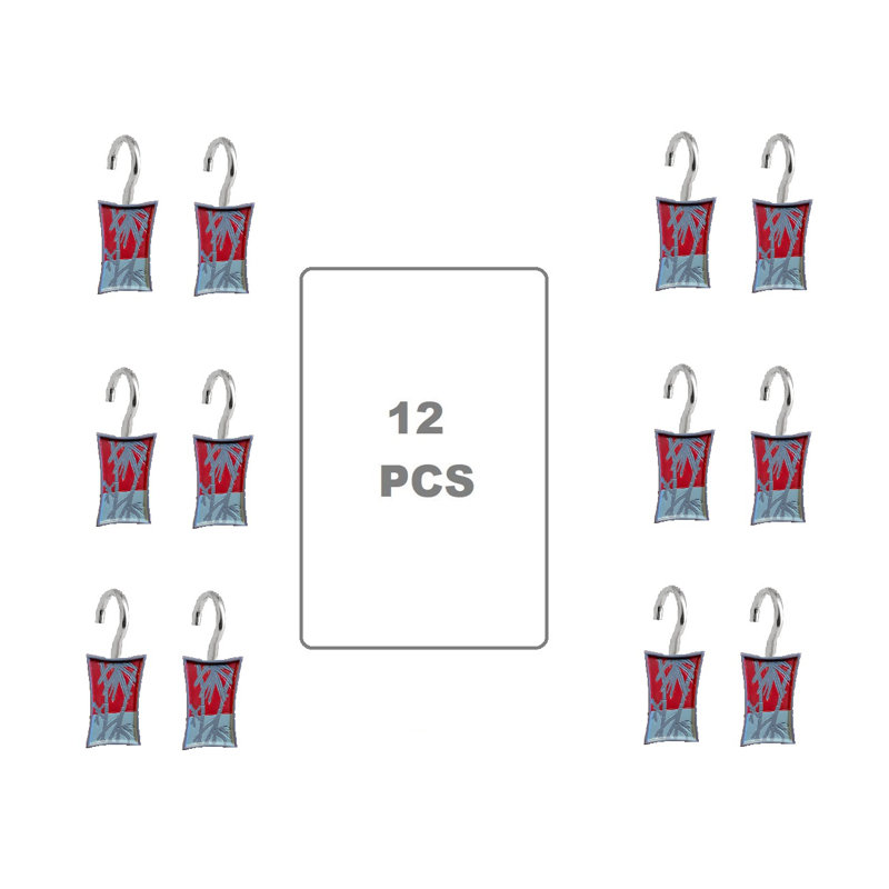 Venezia Red 12pc Set Hooks