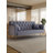Retrochic 71" Convertible Loveseat Sleeper Sofa – Vintage Grey Velvet Couch For Small Living Room, Bedroom, Or Office-1366022957