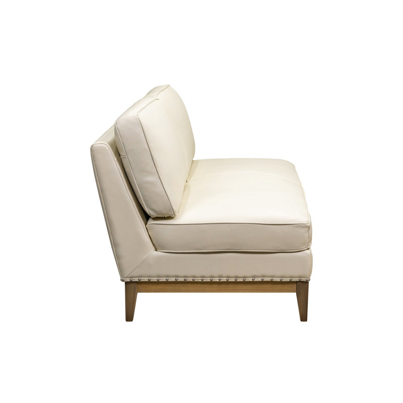 Bowery Loveseat in Collins Celadon, Ashland Pearl