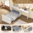 Space-saving Murphy Beds, White Mdf Modern Design, Compact Guest Solution