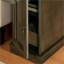 Table basse d'apparence grise Porte-gobelet coulissant, peu encombrant pour le salon-916534831