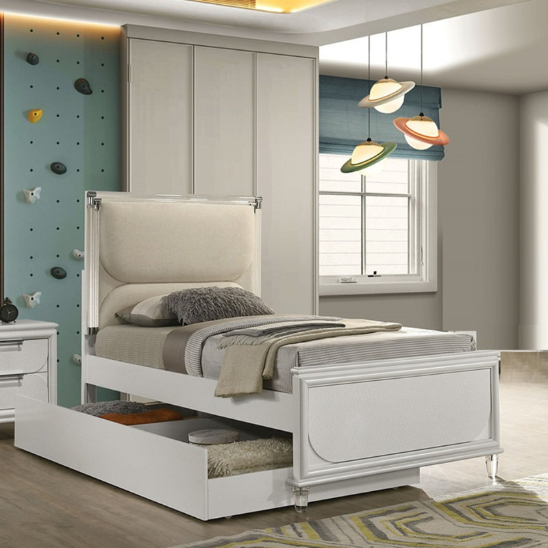 Lit contemporain avec cadre de lit 1pc, Complète 