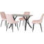 Mizel 4 - Person Dining Set-830470448-821269688