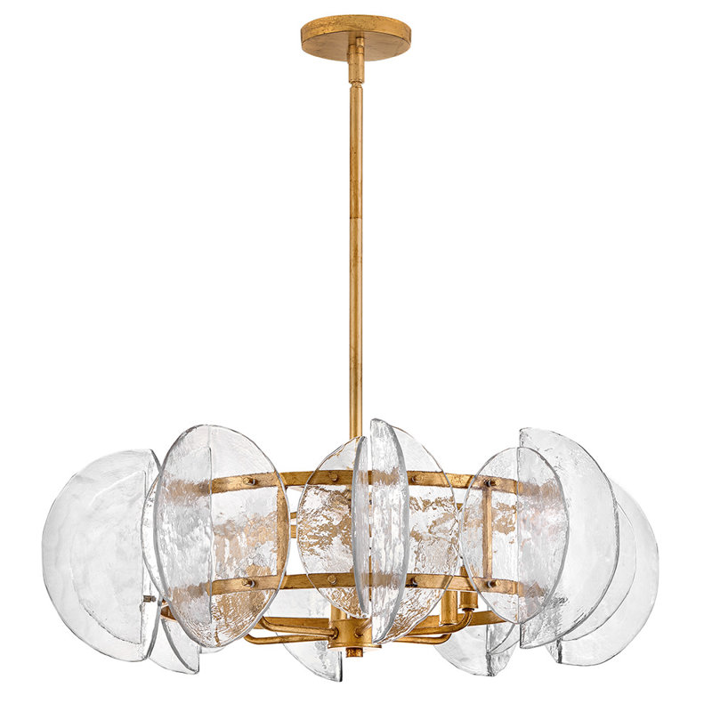 Lustre tambour Seraphina, H 10 po x l 28,25 po x P 28,25 po, 6