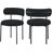 Sherwood Solid Back Boucle Side Chair-94632463-94284828