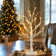 Birch Tree With Led Lights,Christmas Tree Decorations Indoor With Timer, Lighted Mini Small Artificial Lamp Prelit Twig Tree Battery Operated For Table Centerpiece Home Party Decor
