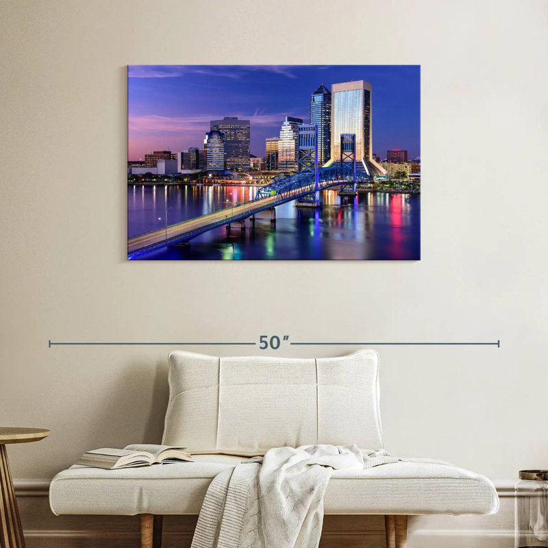 Paysage urbain Sirci Jacksonville, H 26 po x l 39 po