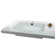 Ceramica Tecla By Nameeks Mars 21.26'' Glossy White Ceramic Rectangular Bathroom Sink with Overflow