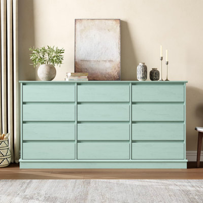 Dressers for Bedroom, Chest of Drawers with Deep Drawers, Large Double Dresser for Closet with Wide Top by Ebern Designs