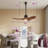 42" Solid Wood Outdoor Ceiling Fan with Remote, Damp Rated Patio Gazebo Fan with 16ft Plug-in Cord & Hardwire Option, Dimmable Light with Memory Function-1756768585