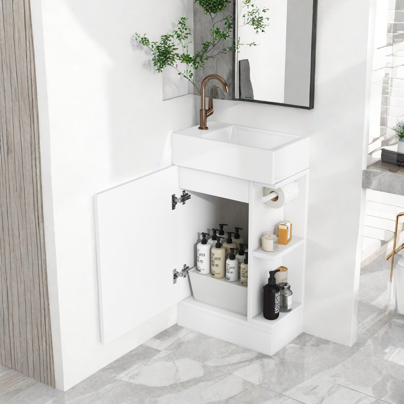 18.6" Bathroom Vanity With Sink