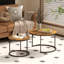 Ensemble de 2 tables basses gigognes