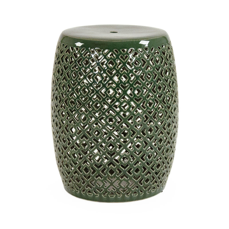 Lorin Garden Stool, Teal