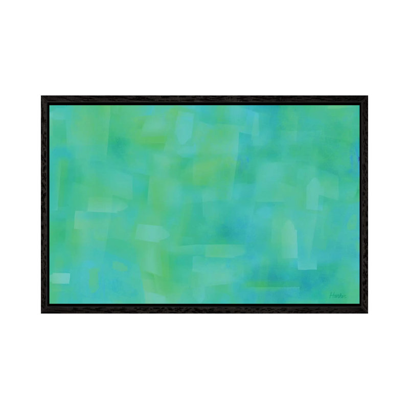 1 Piece Wall Art on Canvas, 66.04 cm H x 45.72 cm W, Black Floater Frame