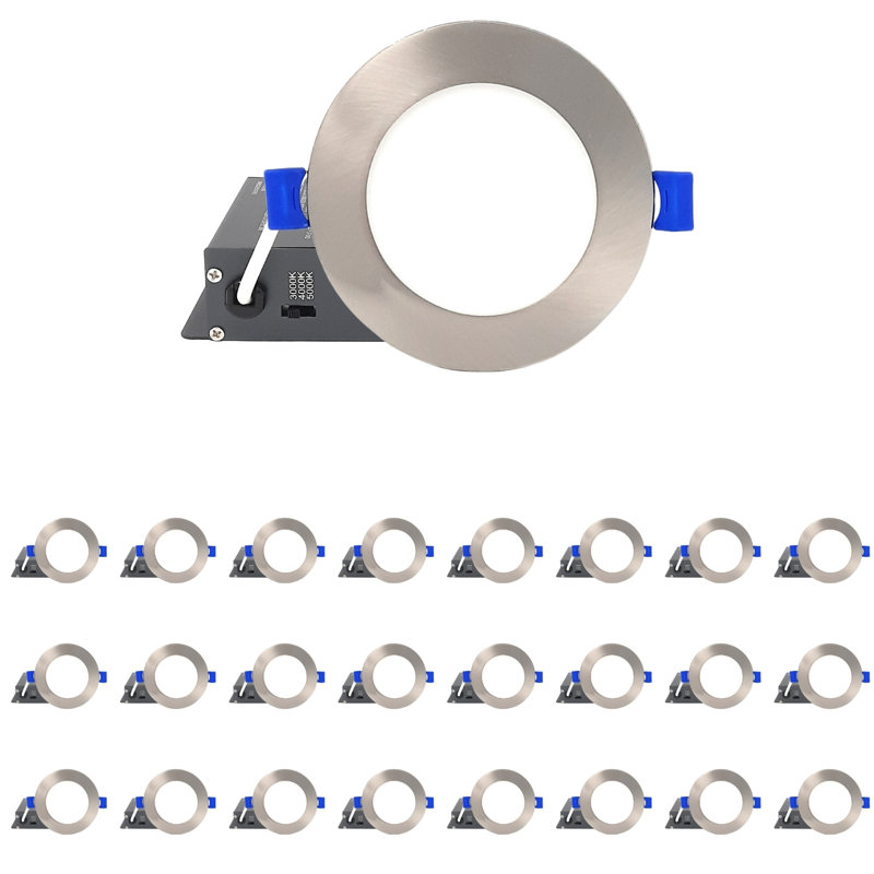Ensemble d'éclairage à DEL 4,75 po, Nickel brossé