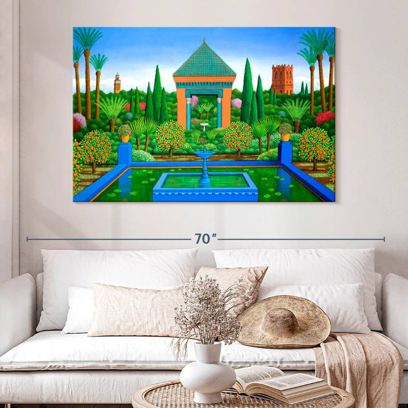 Rouille Marjorelle Oranges, H 34 po x l 51 po