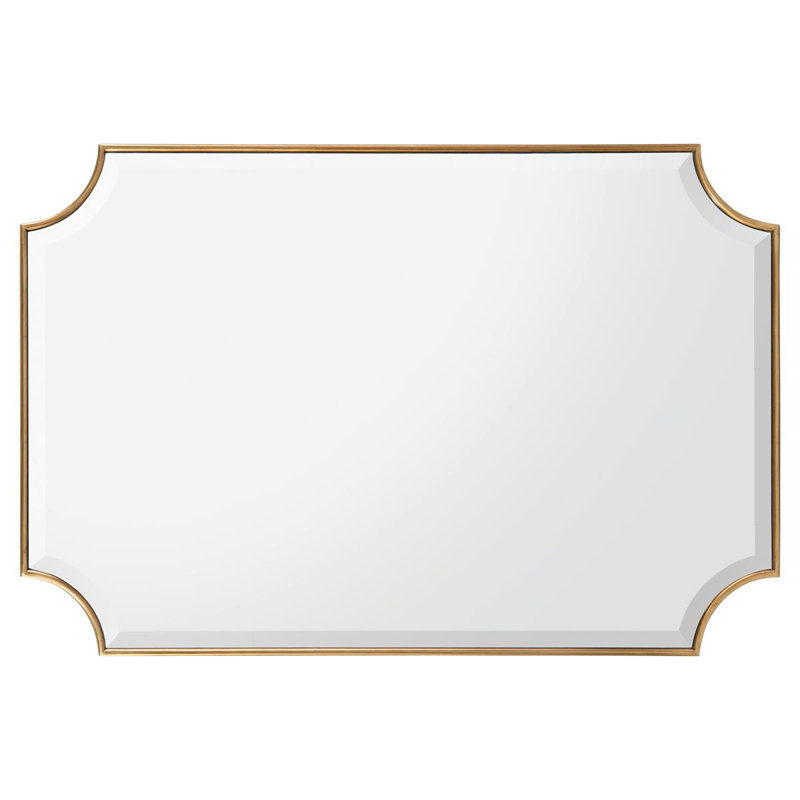 Priora Metal Scalloped Wall Mirror