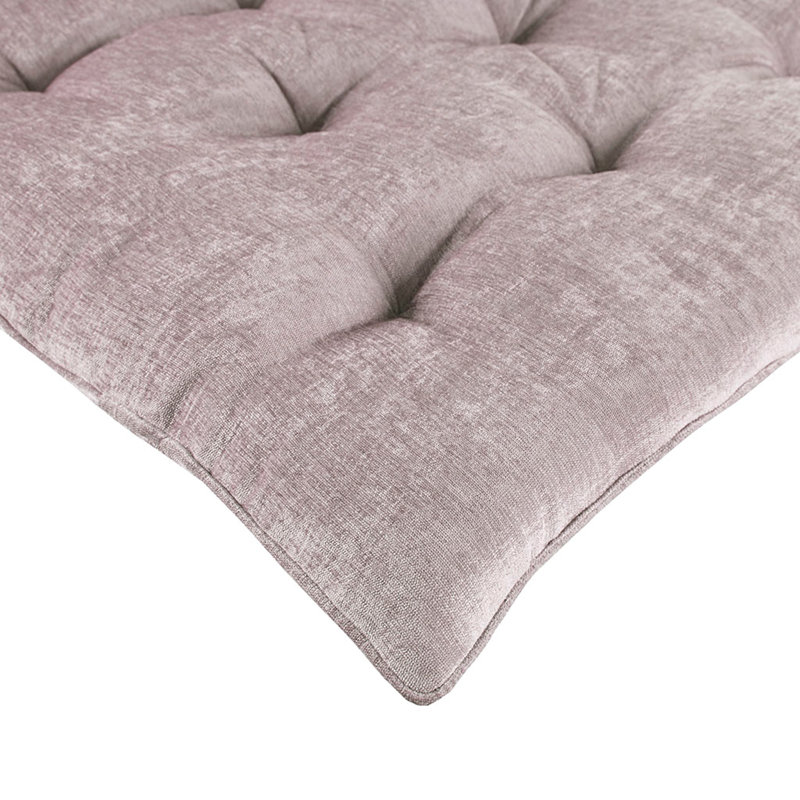 Chenille Lounge Floor Pillow Cushion, Blush