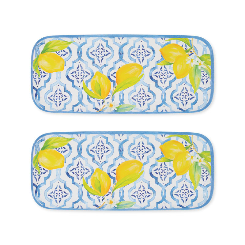 Elea Melamine Tray - Set of 2