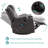 Zyriana Upholstered Heated Massage Chair-2039988577