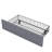 Twin Size Upholstered Daybed with Storage Drawers, Footstool, LED Light & USB Charging, Modern Bedroom Furniture,Grey-1849928119-1849928117