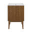 Meuble-lavabo autoportant 24 po Bosse en chêne brun avec comptoir Bosse-121676151-105940855-105940851