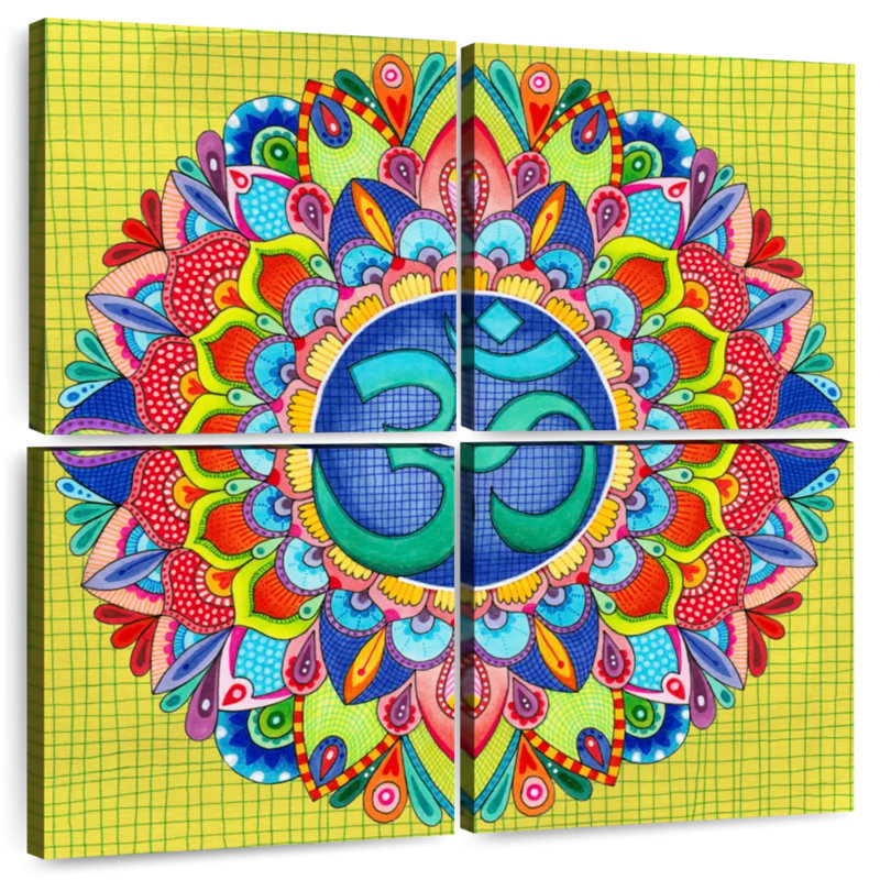 Adella Om Mandala, H 57 po x l 57 po