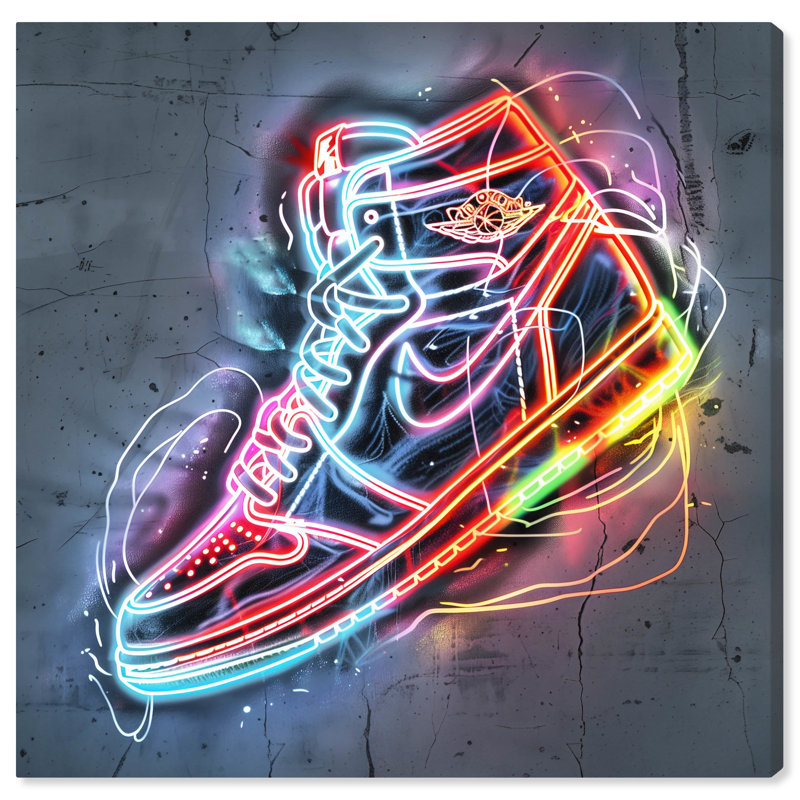 Sneaker 1 pièce Notoriart, Toile tendue, H 40 po x l 40 po