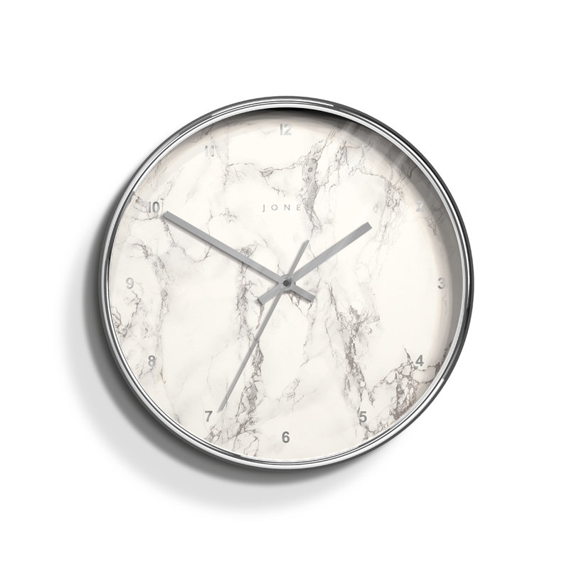Acrylic Wall Clock, Silver
