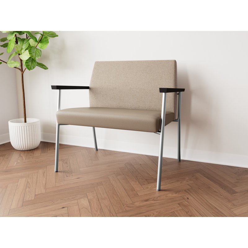 Lesro Chaise de bureau Mystic, Argent, Archetype Silt Modena Farro
