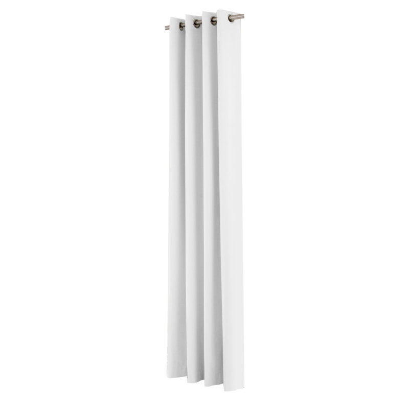 Ensemble de 2 rideaux occultants Solar Max, Blanc