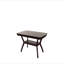 Table de salle à manger d'apparence formelle avec 12 chaises et 6 chaises d'appoint en bois massif au fini espresso 7 pièces