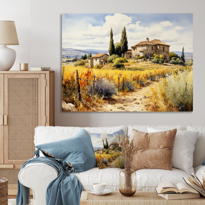Greece Thessalian Serenity II - Landscapes Canvas Art Print