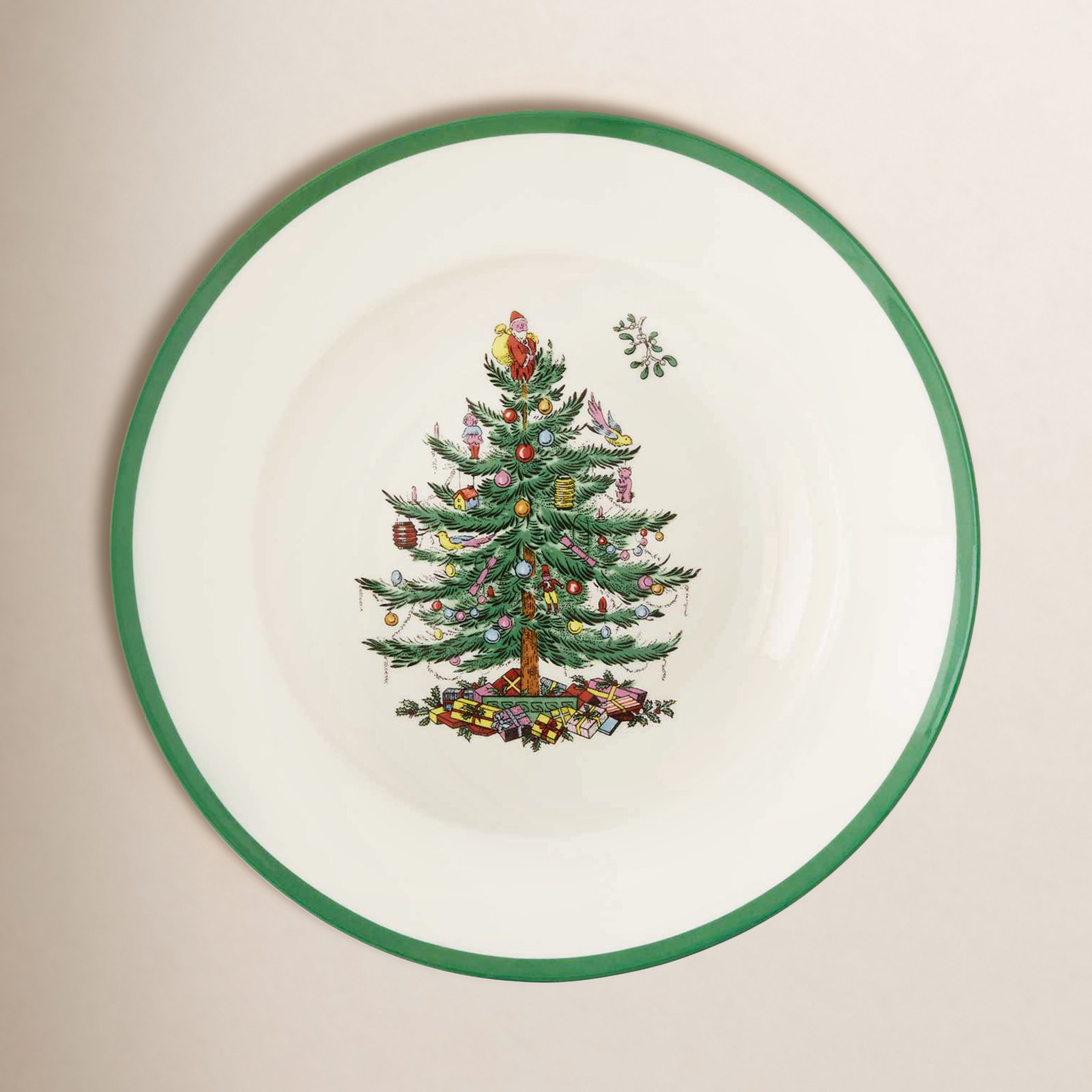 Spode Christmas Tree Soup Plates