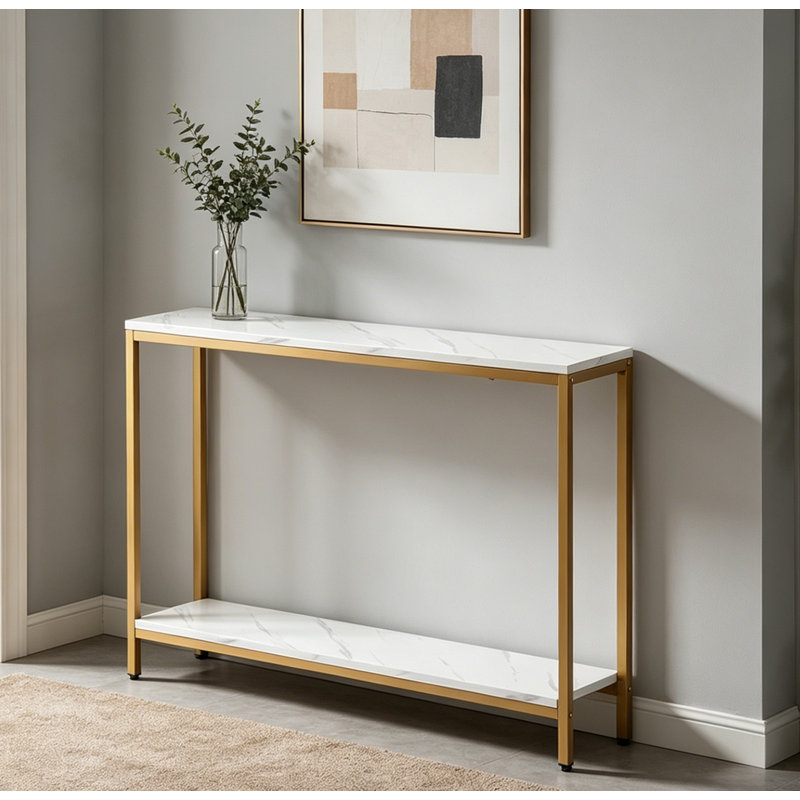 Console pour vestibule pour petites pièces, Doré