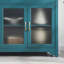 Buffet avec porte vitrée et tablettes réglables