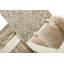 2 Piece Corner Wicker Laundry Basket Set with Lining