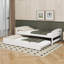Lit plateforme simple avec lit gigogne-451656801
