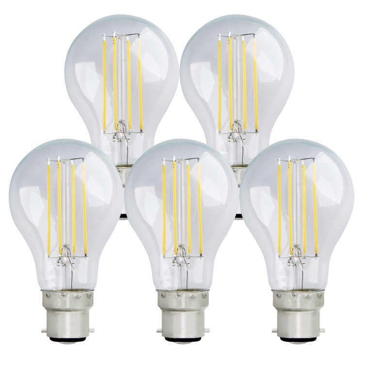 Hargreaves 60W Equivalent A60 B22 Dimmable 2700K LED Bulb