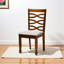 Ensemble de salle à manger 5 pièces Dedriana en tissu gris et bois fini noyer, H 37,4 po x l 17,7 po x P 20,9 po