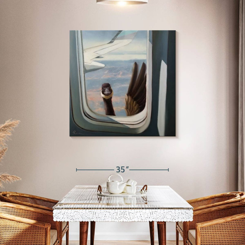 Brampt Friendly Skies, 39" H x 39" W