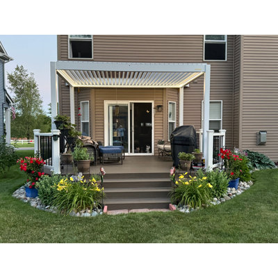 Motorized Aluminum Louver Pergola