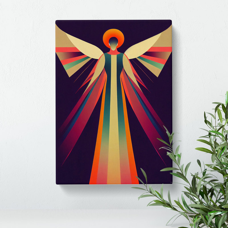 Alluring Angel Abstract - Wrapped Canvas Print, 50cm H x 35cm W x 3cm D