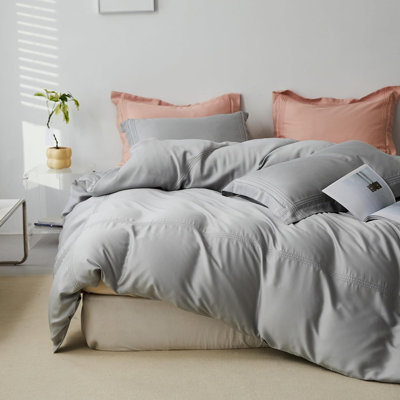 100% Eucalyptus Lyocell Tencel Duvet Cover Set