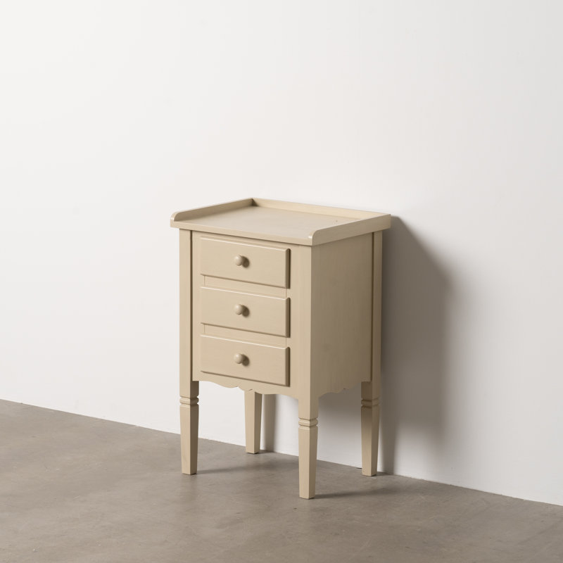 Ellemaie 43cm W Manufactured Wood Bedside Table
