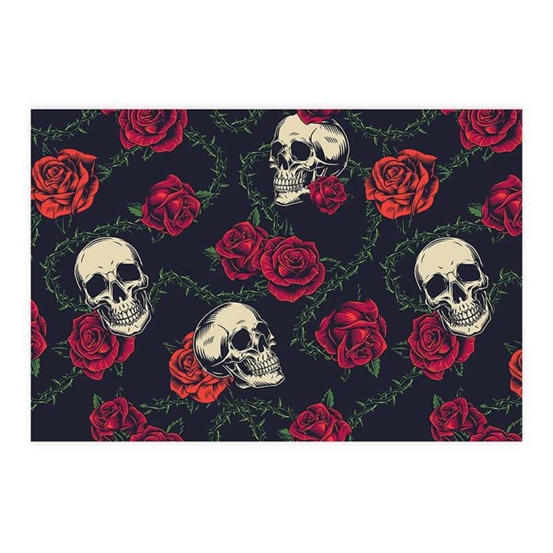 Ensemble de napperons de table en papier pour salle à manger de Halloween