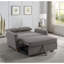 Canapé-lit convertible en velours côtelé marron, 137 cm de large, 94 cm de profondeur, 90 cm de hauteur, 50 kg, dimensions du couchage : 112 x 188 cm, 2 coussins décoratifs, hauteur d'assise : 44 cm, profondeur : 56 cm, largeur : 112 cm, hauteur du dossier : 51 cm, hauteur des pieds : 7 cm