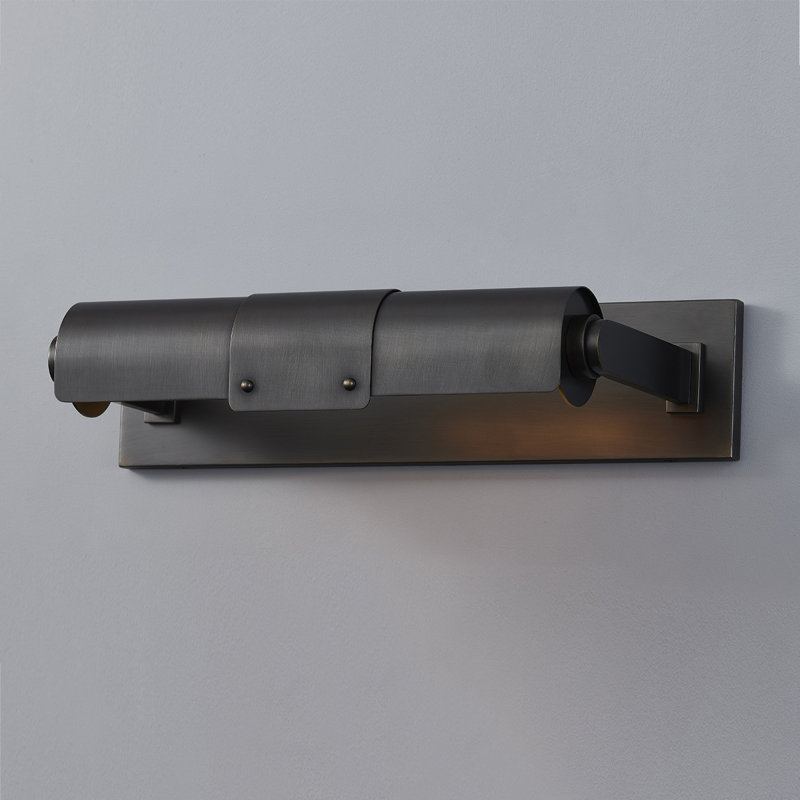 Oneonta Light Picture Light, 3.5" H x 15.25" W x 3.5" D, Distressed Bronze