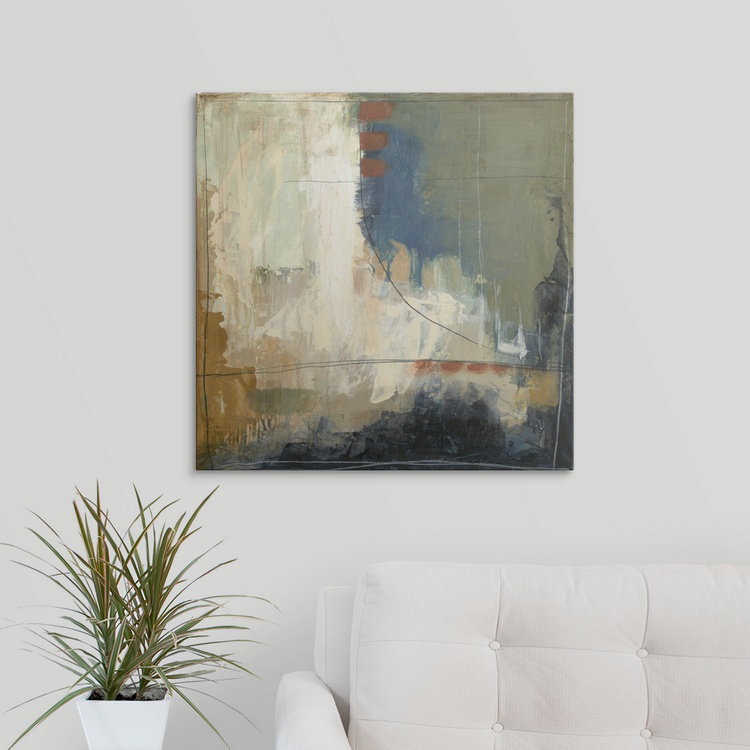 Maritime Vision " Maritime Vision II " by Jennifer Goldberger, 24" H x 24" W x 1.5" D, Canvas
